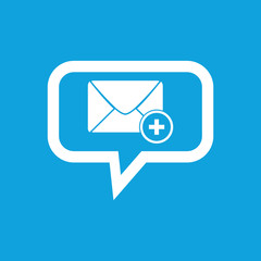 Add letter message icon