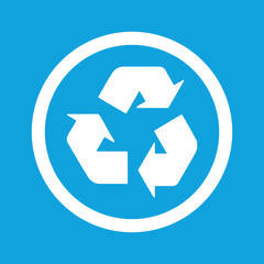 Recycle sign icon