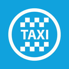 Taxi sign icon