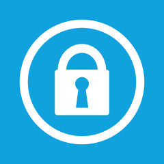 Locked sign icon