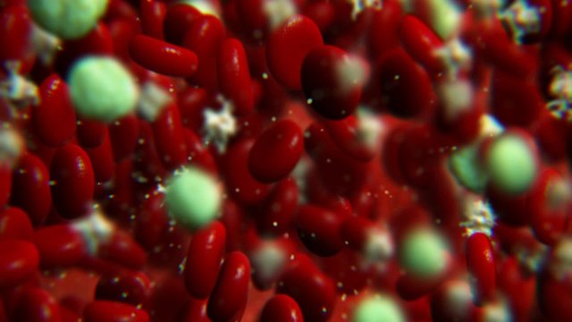 Blood turns from Red to Green