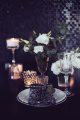 Table decoration for dinner