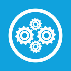 Cogs sign icon