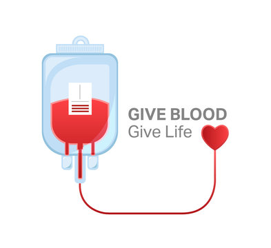 Give Blood Give Life Vector