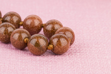 Obraz premium Beads jewelry - Stock Image macro.