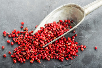 Close up selection of red pepper