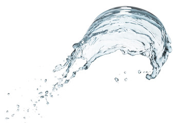 water splashing in the air