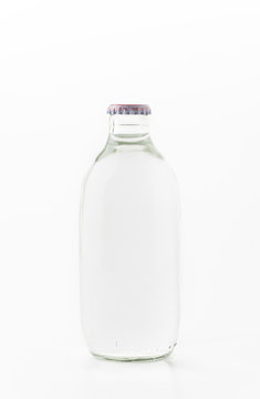 soda bottle on white background