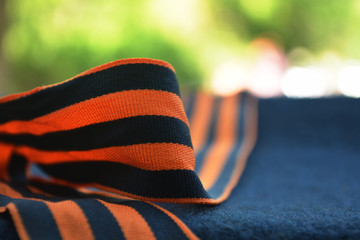 Ribbon of Saint George on 9th may