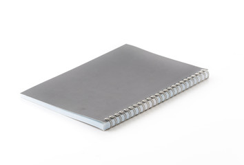 notebook isolated on white background