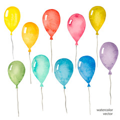 Colorful balloons © ElenaMedvedeva