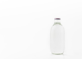 soda bottle on white background