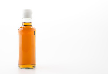 fish sauce bottle on white background