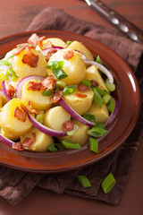 potato salad with bacon onion mustard