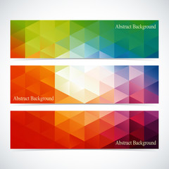 Modern Colorful Set Of Vector Banners For Your Design