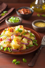 potato salad with bacon onion mustard