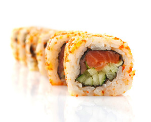Sushi roll isolated