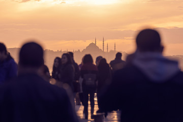 People in istanbul