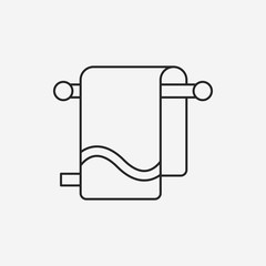 towel line icon