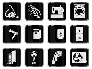 Home Appliances Icon Set