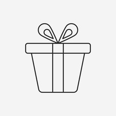 gifts line icon