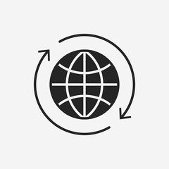 Environmental protection concept protect our planet icon