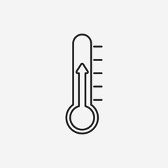 Thermometer line icon
