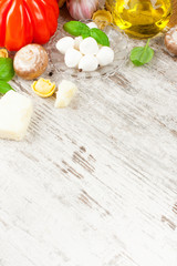 Italian food background
