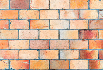Brick-like pavement texture.
