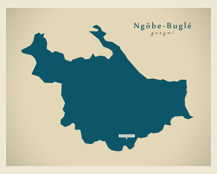 Modern Map - Ngobe Bugle PA