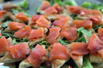 tartina al salmone