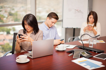 Obraz premium Social media beats work