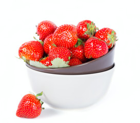 Fresh aroma strawberries