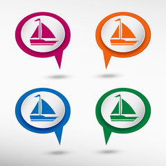 Sailboat icon