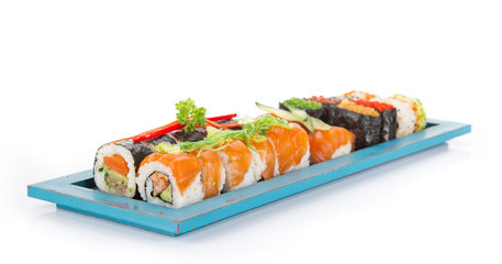 Japanese seafood sushi set