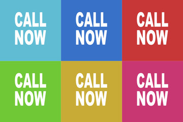 call now flat vector icons  original modern design for web and mobile app
