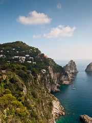 Fototapeta na wymiar Capri coastline