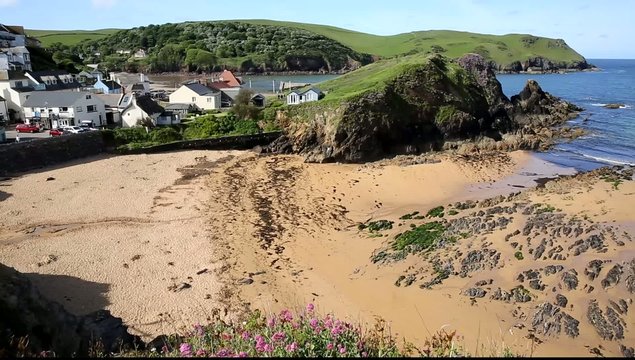 Hope Cove beach South Devon England UK near Salcombe and Thurlstone