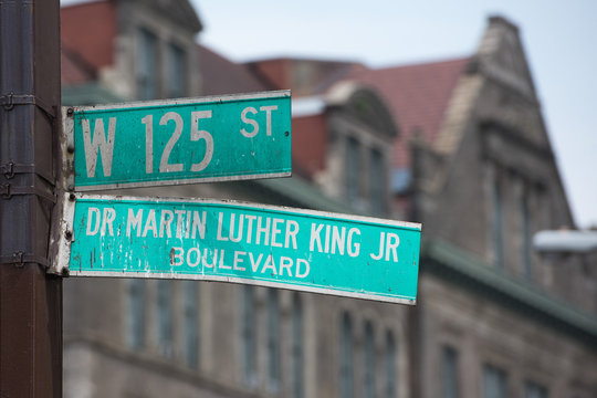 New York Street Sign: Martin Luther King