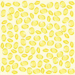 Orecchiette pattern Italian pasta. Vector