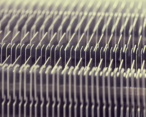 PC cooler abstract shot