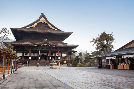 風景画（長野市 善光寺） 詳細検索 | 長野市文化財データベース 頭で感じる文化財