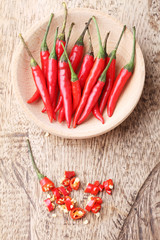 Red Hot Chili Peppers in bowl