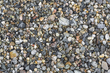 Hintergrund mit Kieselsteinen 