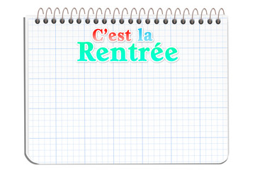 la rentrée