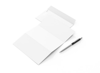 Briefpapier Kuvert Vorlage Kugelschreiber 
