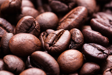 Roasted coffee bean.