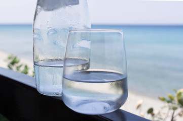 Bottle And Glass Of Water