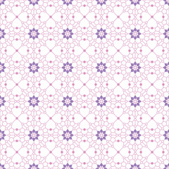 Patterns with flowers and abstract decorative elements design