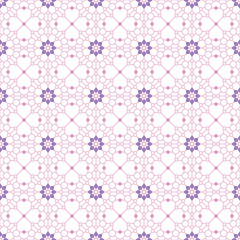 Patterns with flowers and abstract decorative elements design